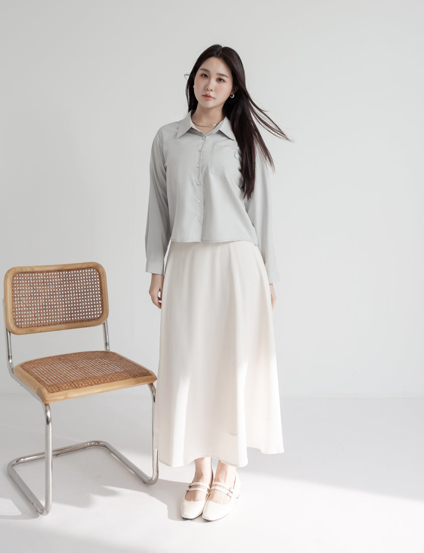 Instant Icy Cooling Cropped Sun Protection Plus Size Shirt