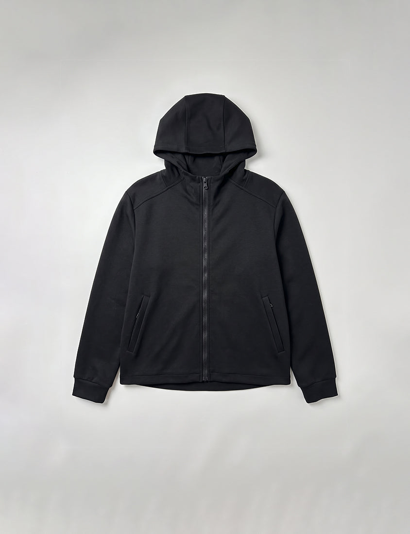 QQ Yogurt Touch Cotton Relaxed Fit Hoodie Plus Size Jacket