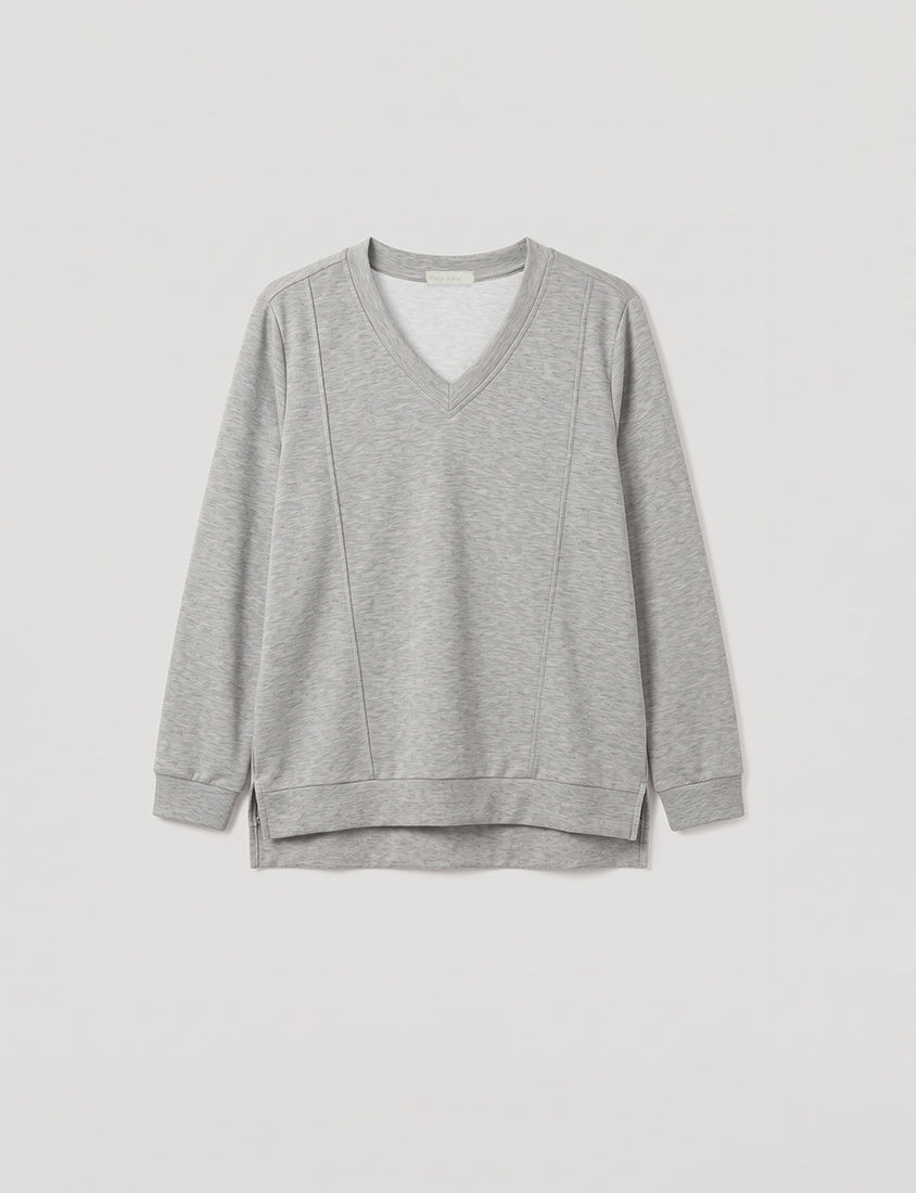 Pear-Shaped Friendly! Perfect Fit Seamed Yogurt Touch Plus Size Sweater
