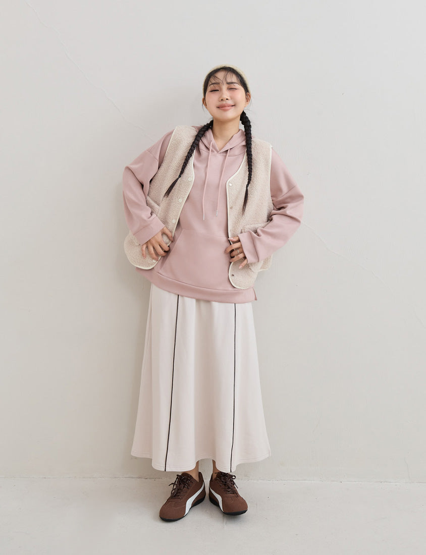 Sand Washed Cloud Cotton Oversize Plus Size Hoodie (Unisex)