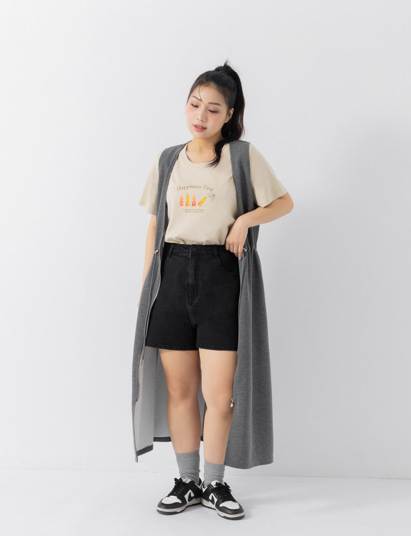 Retro Cola Gummy Plus Size Print Tee