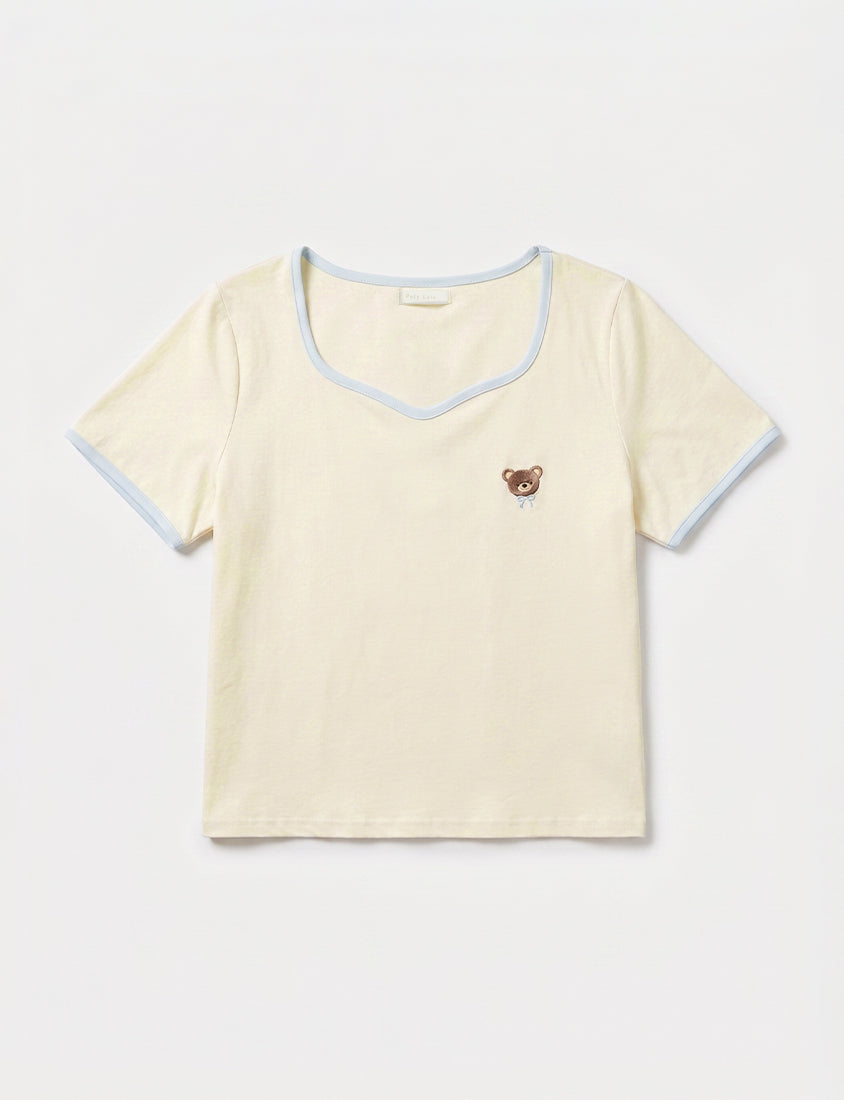 Instant Cooling Sorona Teddy Embroidered Plus Size Tee