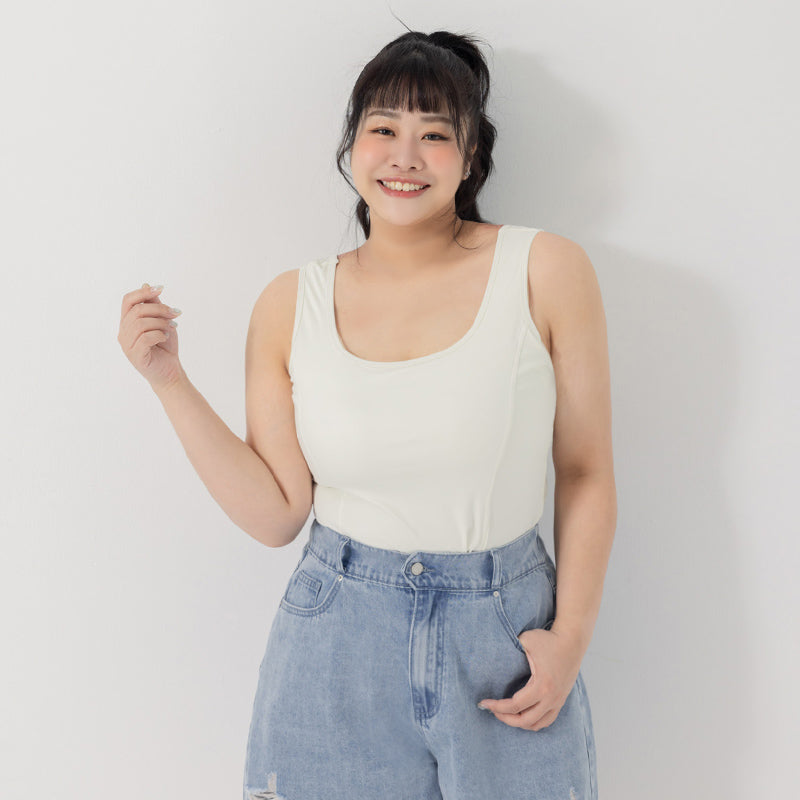 Pobra. Instant Cooling Slimming Stitch Plus Size Bra Tank Top