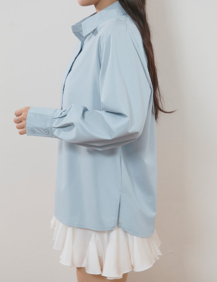 Icy Cooling Minimal Sun Protection Plus Size Shirt