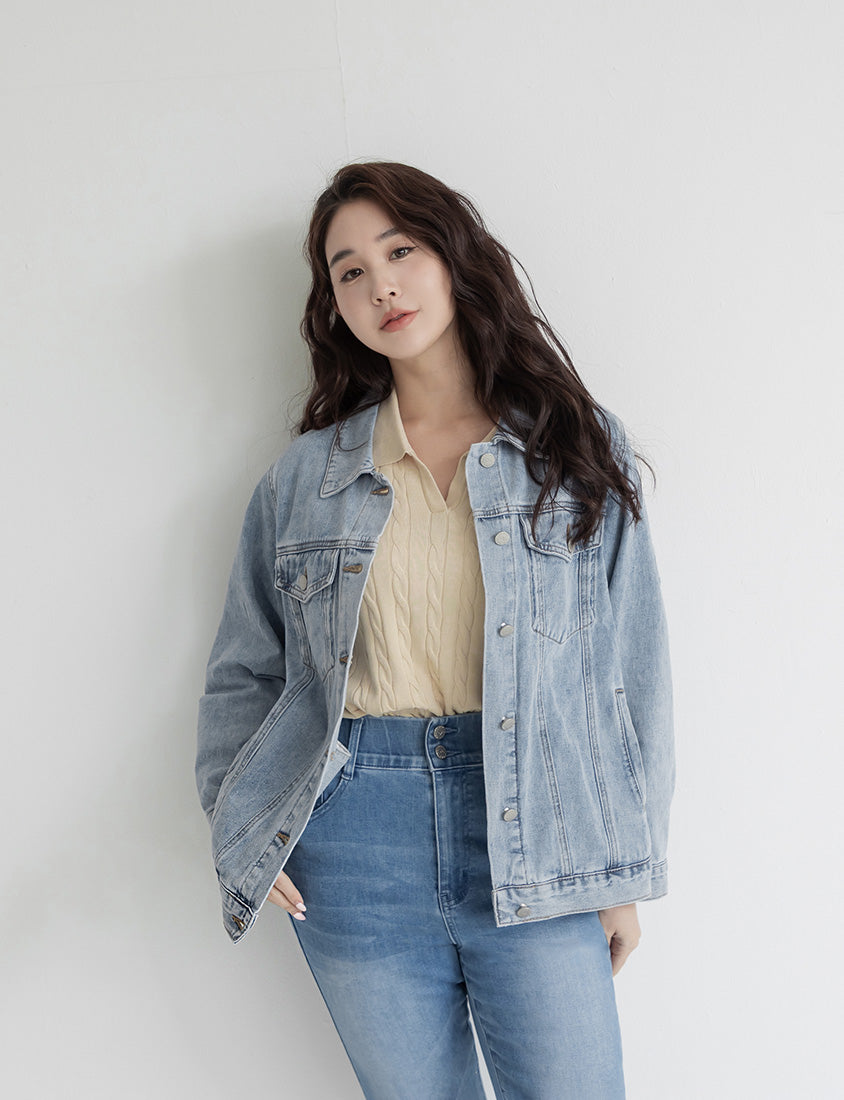 Push-Up High Waist Tummy-Control Plus Size Jeans