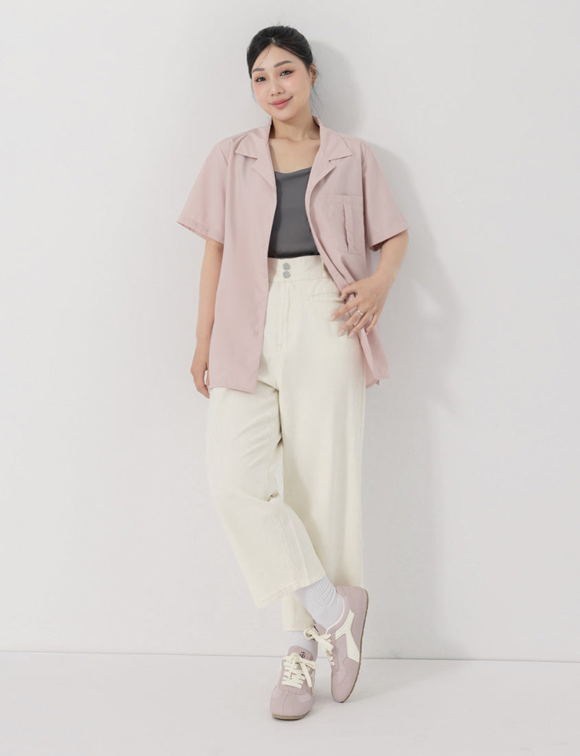 Instant Cooling Cuban Collar Oversized Sun Protection Plus Size Shirt