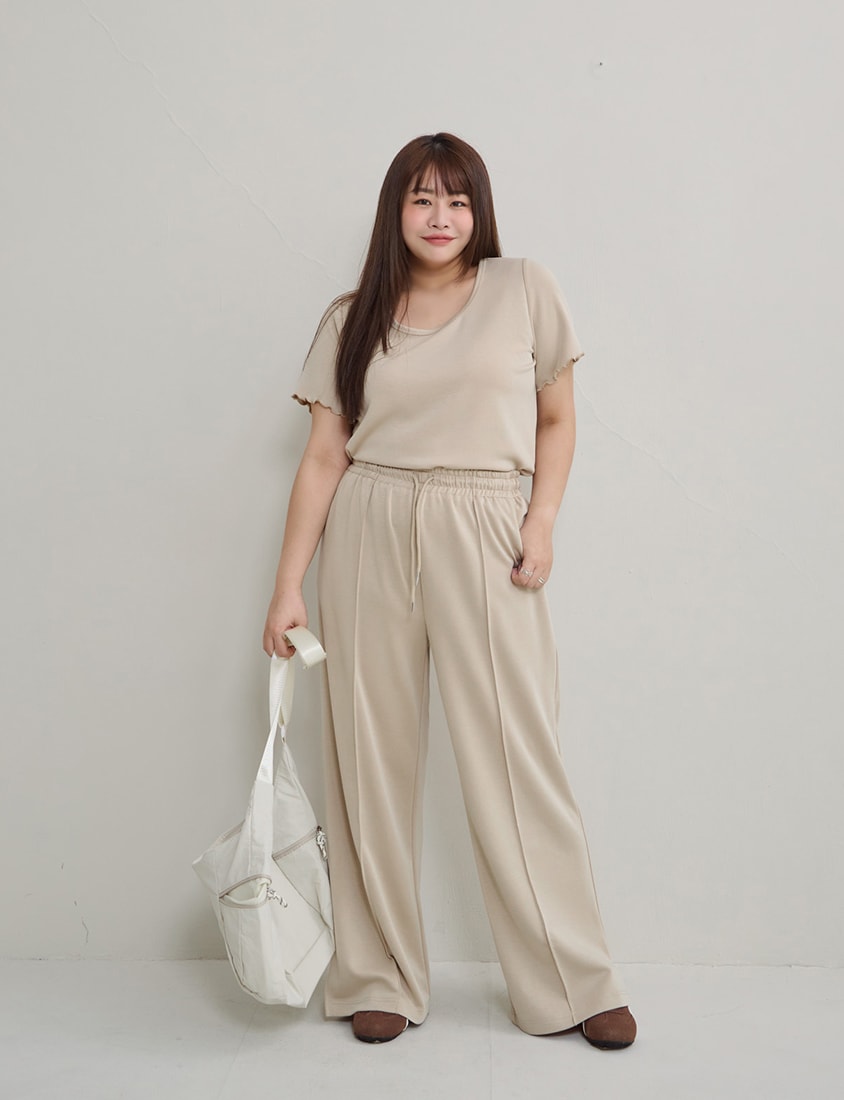Instant Cool Cloud Cotton Crewneck Plus Size Tee
