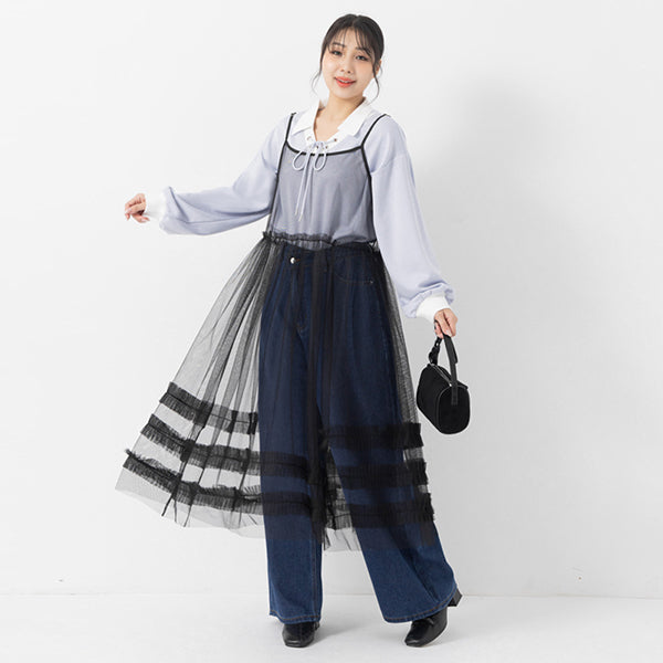Adjustable Tiered Plus Size Long Vest