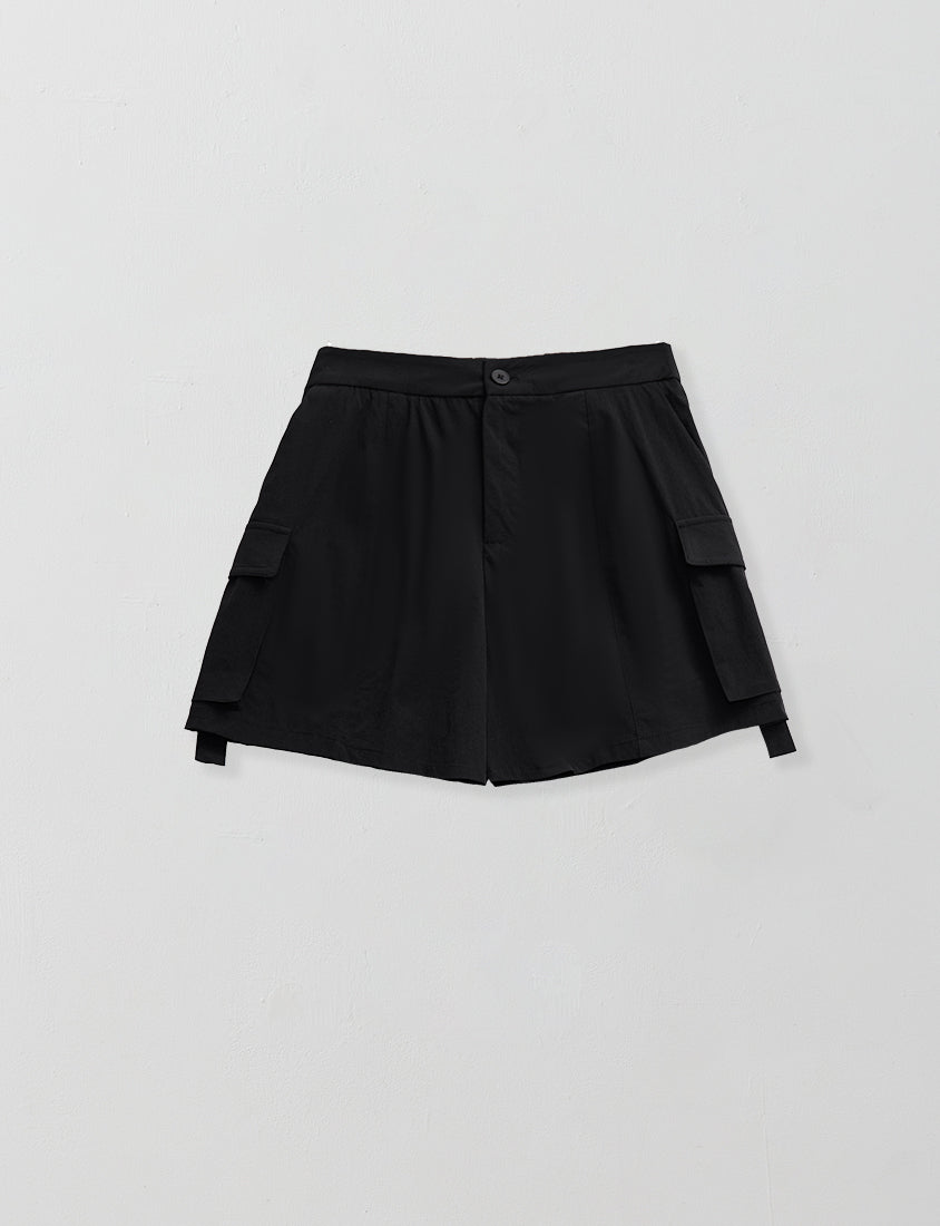 Instant Cooling UV-Protection Stitch Plus Size Utility Shorts