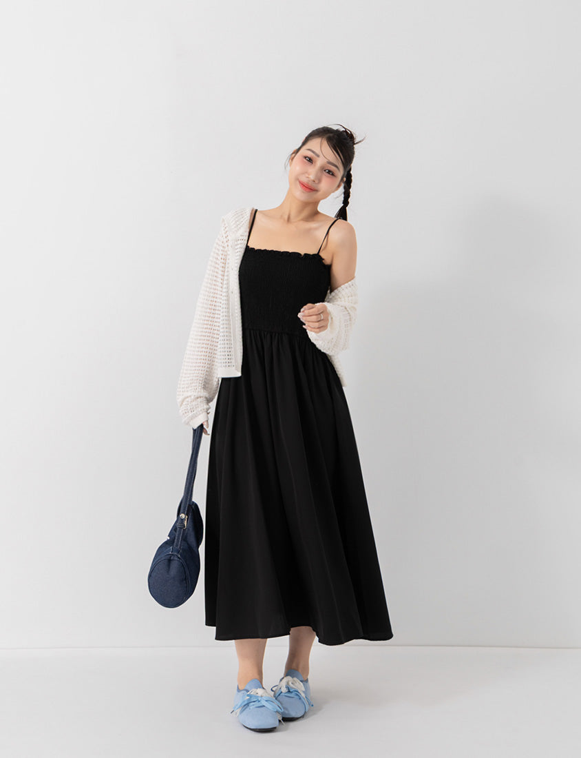 Versatile Adjustable Strap Plus Size Maxi Dress