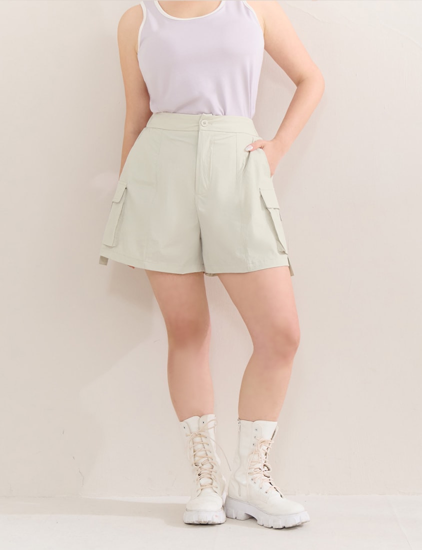 Pobra. Lyocell Cloud Cotton Contrast Plus Size Bra Tank Top