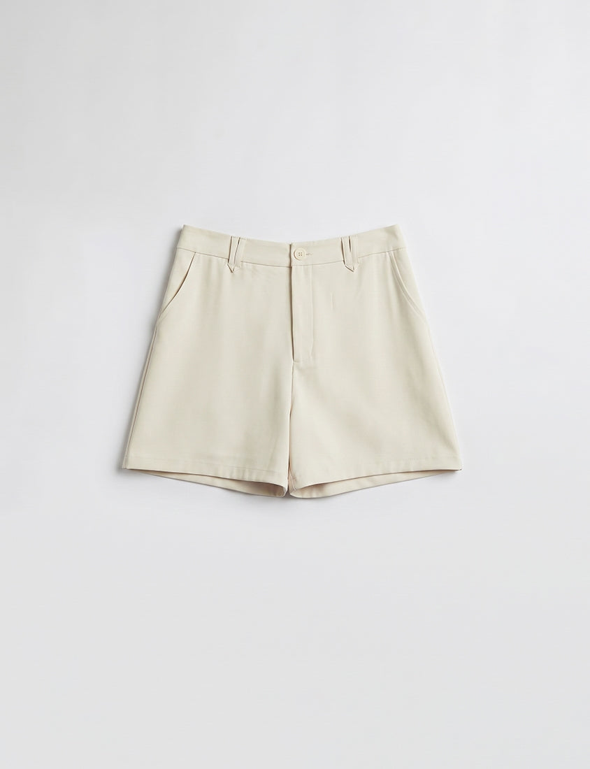 MISS. Silky Cooling A-Line Plus Size Tailored Shorts