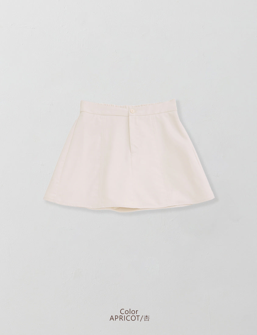 MISS. Silky Cool Slimming V-Waist Tailored Plus Size Skort