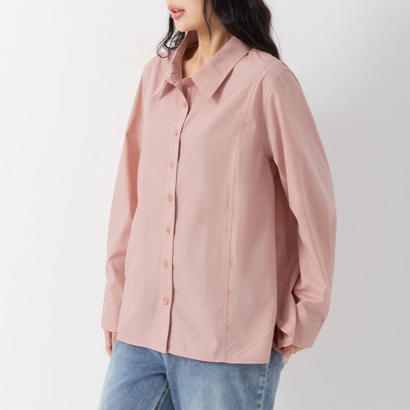Pear-Shaped Friendly! Perfect Fit Seamed Versatile Plus Size Shirt