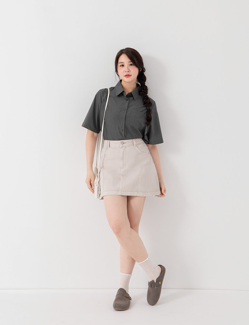 Instant Cooling Short Sleeve Plus Size Shirt