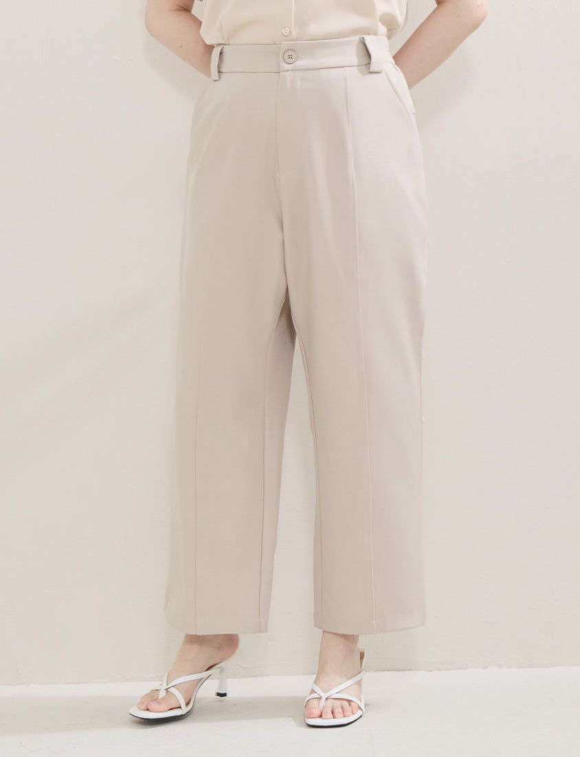 MISS. Clean Stitch Plus Size Tailored Trousers