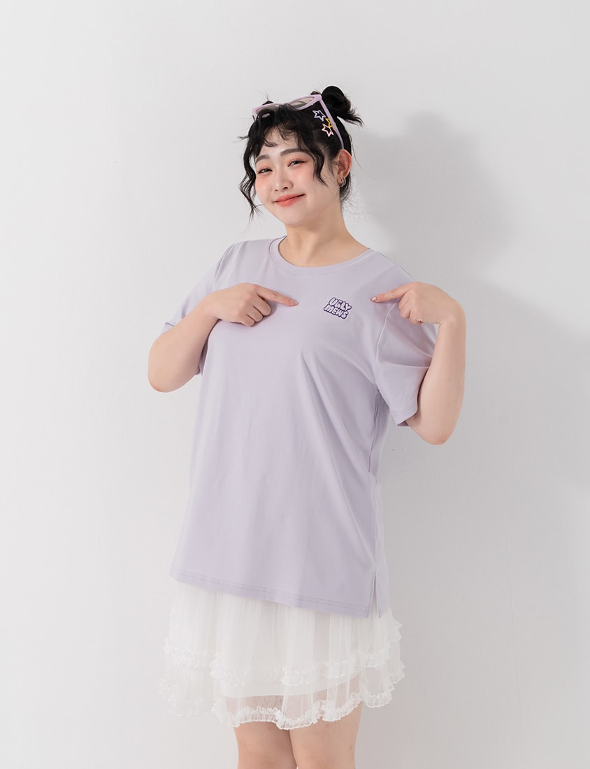 Poly Lulu x UGLY MEWS Collab Oversized Tee