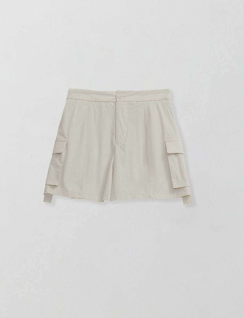 Instant Cooling UV-Protection Stitch Plus Size Utility Shorts
