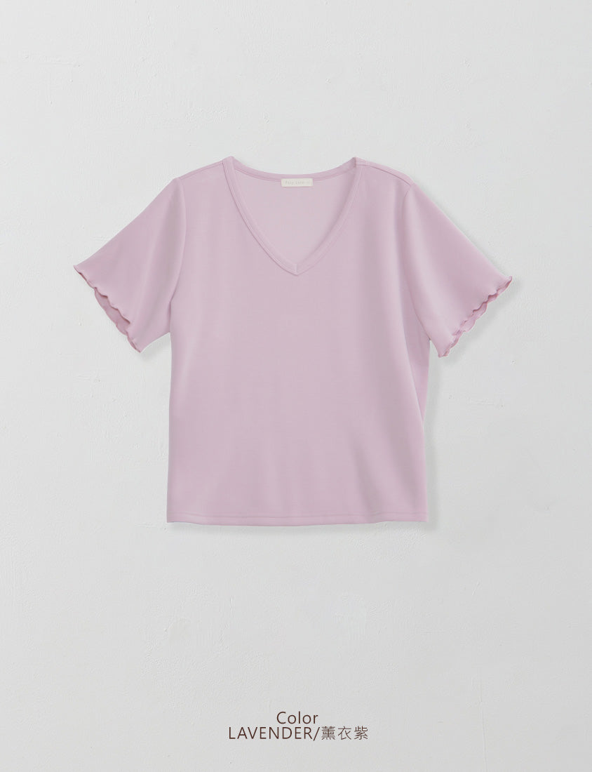 Instant Cool Cloud Cotton V-Neck Plus Size Tee