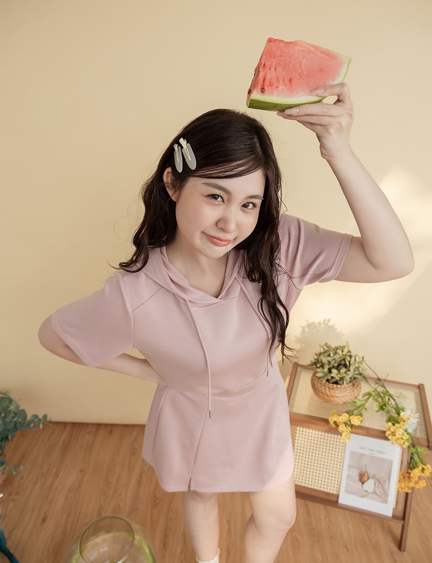 Skin-friendly Sand-Washed Cloud Cotton Plus Size Lounge Set