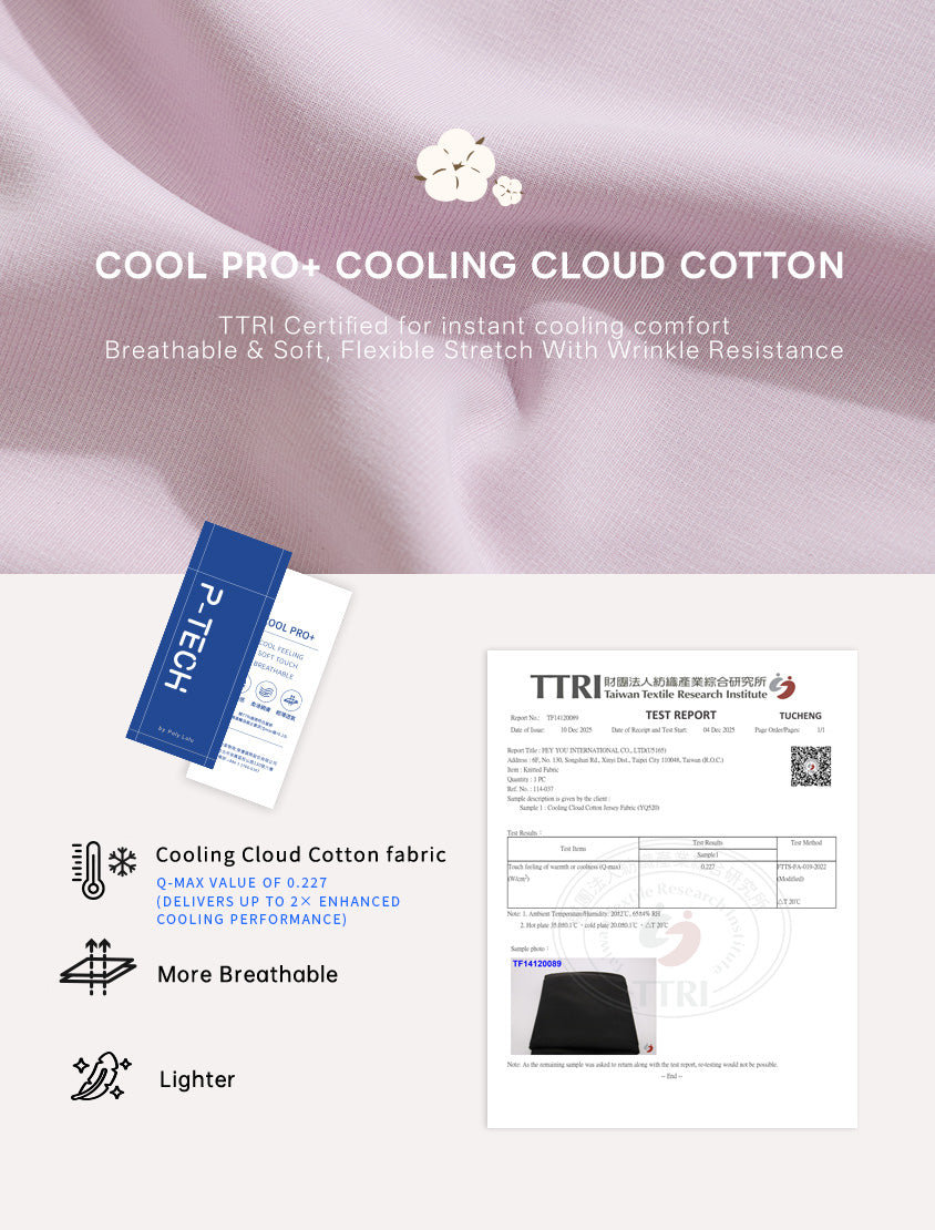 Instant Cool Cloud Cotton Crewneck Plus Size Tee