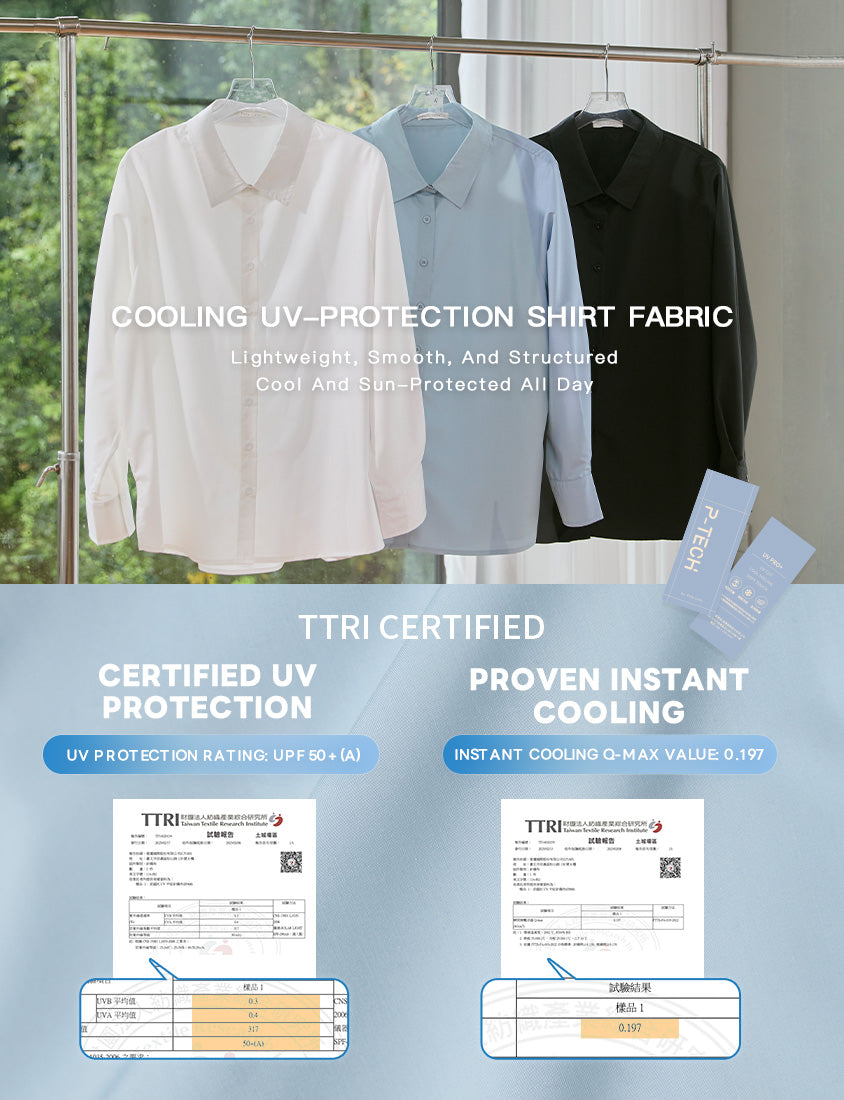 Icy Cooling Minimal Sun Protection Plus Size Shirt