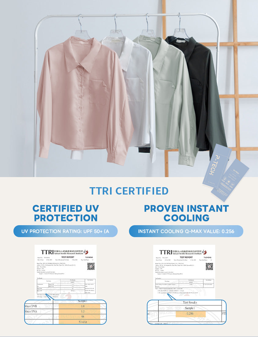 Instant Icy Cooling Cropped Sun Protection Plus Size Shirt