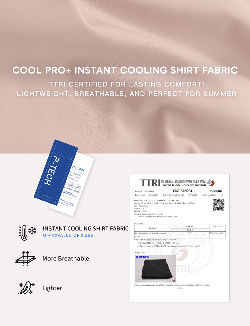 Instant Cooling Short Sleeve Plus Size Shirt