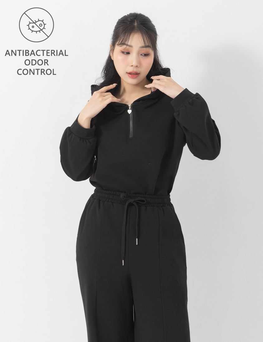 Comfort Deodorizing Brushed Lined Plus Size Hoodie