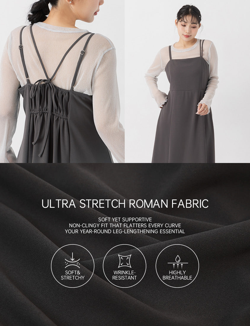MISS. Elegant Strapless Criss-Cross Plus Size Strap Dress