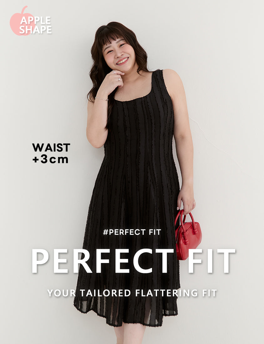 Apple-Shaped Friendly! Perfect Fit Jacquard Elegant Plus Size Maxi Dress