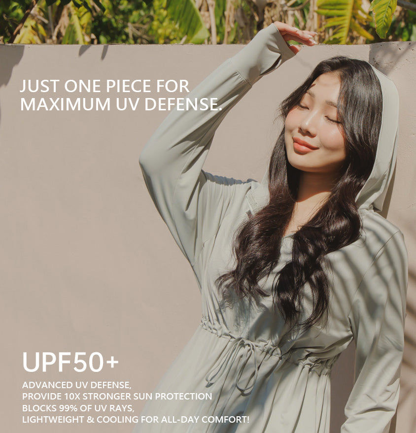 UV PRO+ Cooling Tech Sun Protection Plus Size Longline Jacket