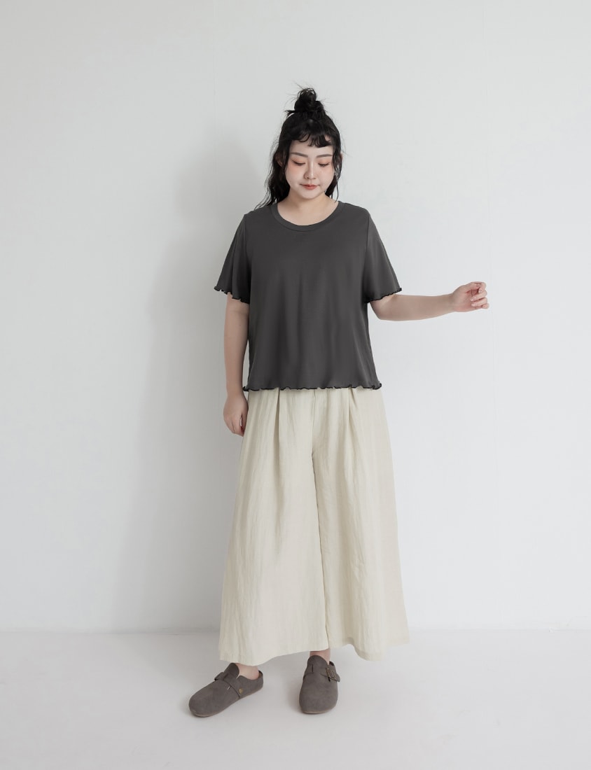 (Crew Neck) Zero Sweat Mark Cooling Plus Size Tee