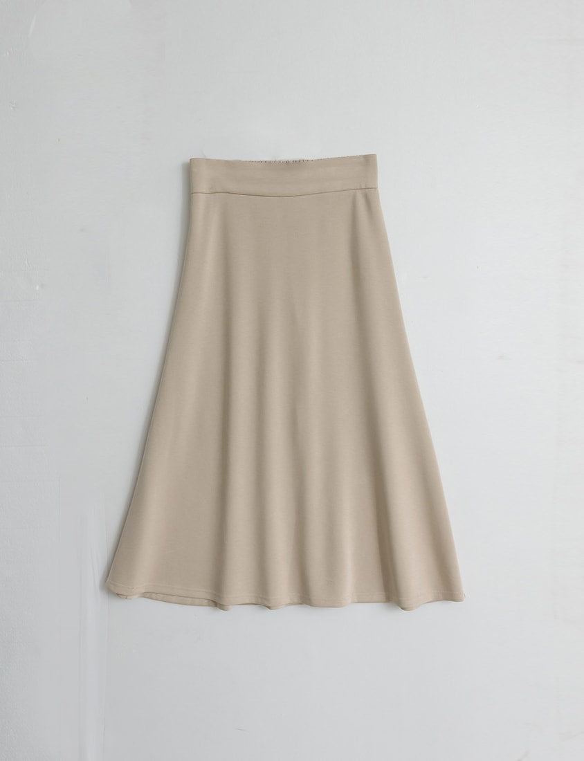 Instant Icy Cooling Cloud Cotton High Waist A-Line Plus Size Maxi Skirt