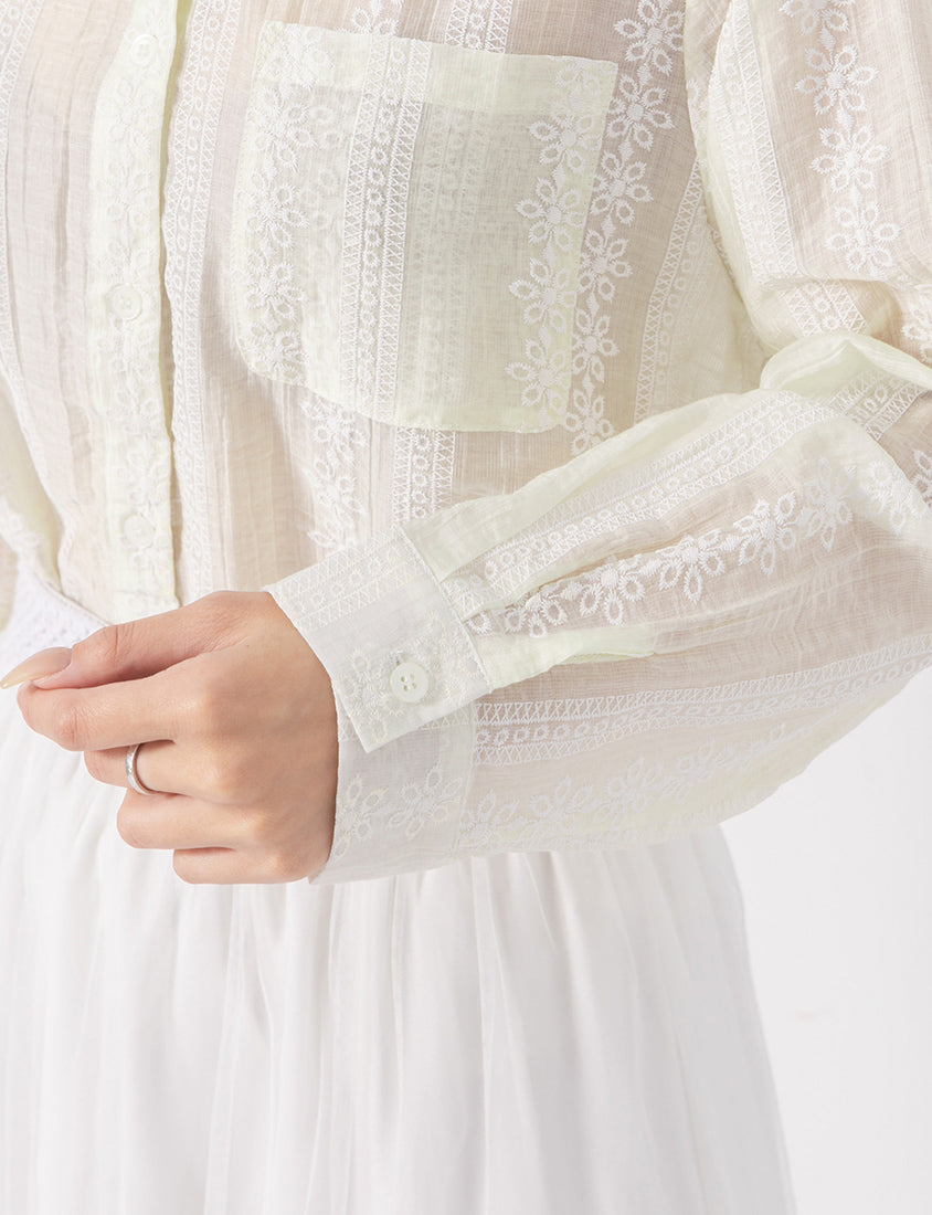 Japanese Style Semi-Sheer Lace Hooded Plus Size Jacket