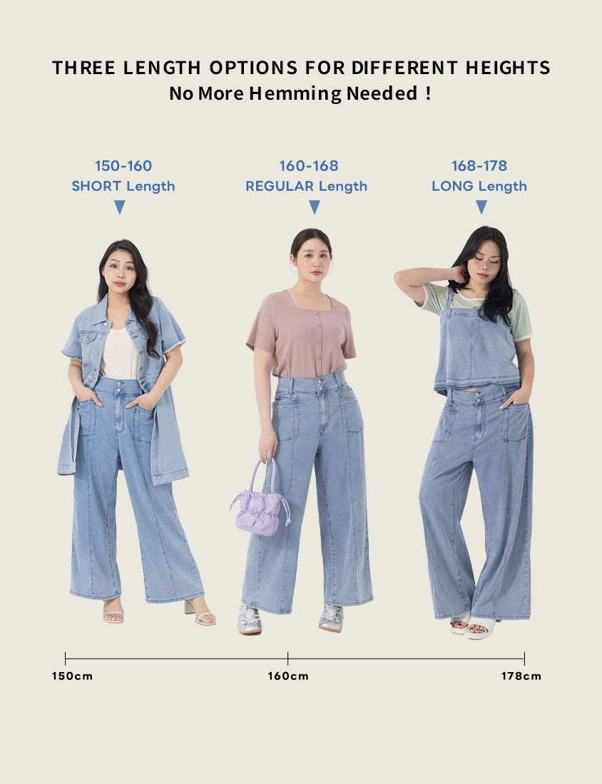 Lightweight Cloud Denim Zero-Restriction Plus Size Jeans (Regular)