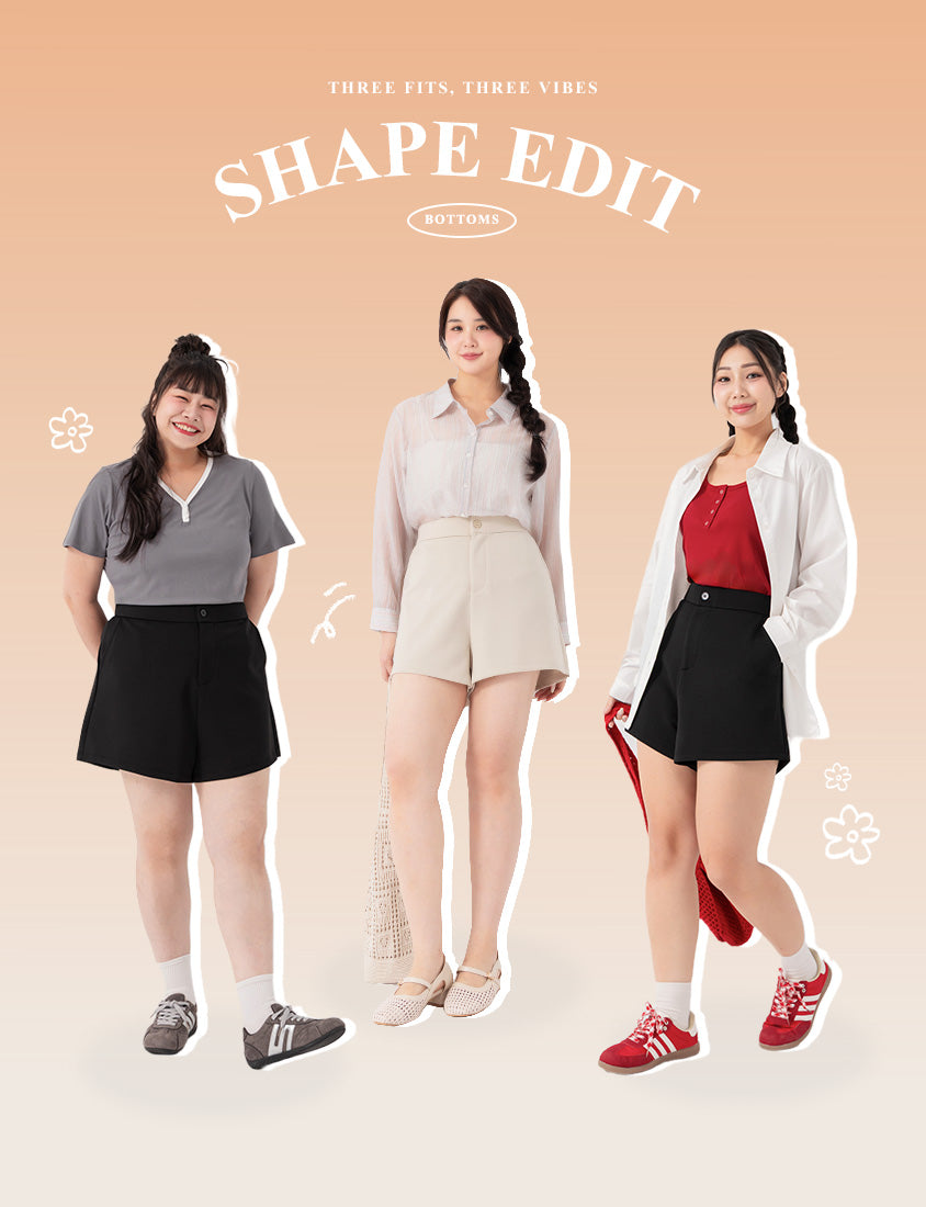 Apple-Shaped Friendly! Perfect Fit Cloud Cotton Plus Size Shorts