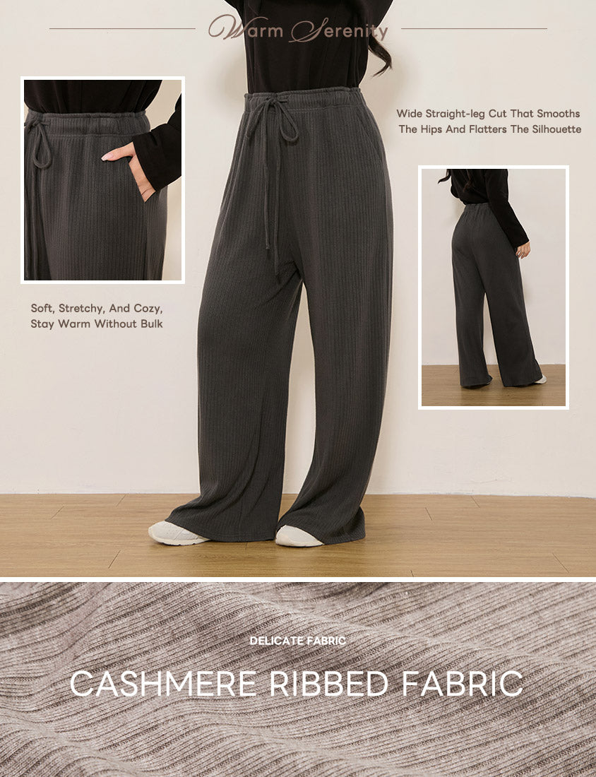 Mochi-Soft Slimming Cashmere Plus Size Long Pants