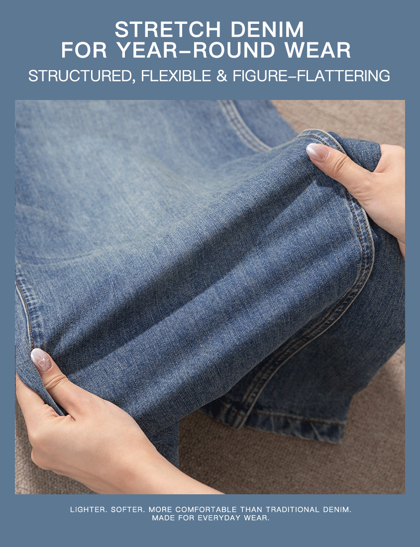 Geometric Seams Panel Slimming Plus Size Jeans