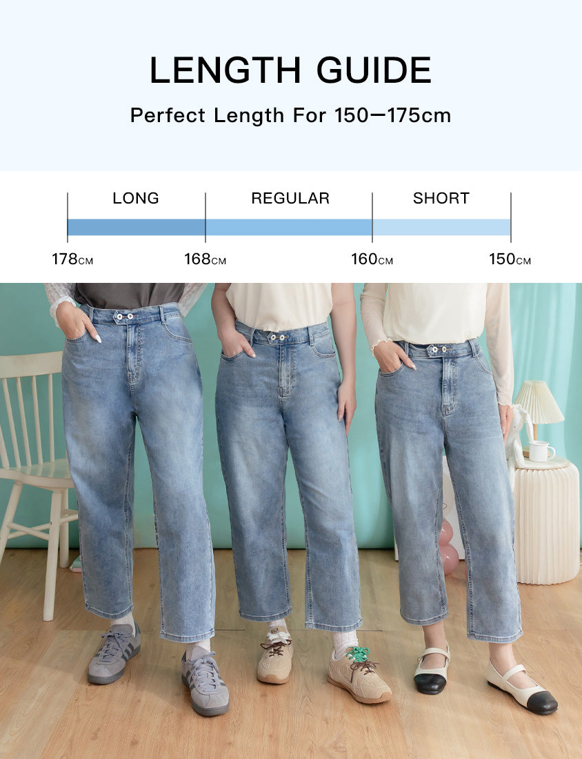 Zero Restriction Cloud Denim Plus Size Cropped Jeans (Long)