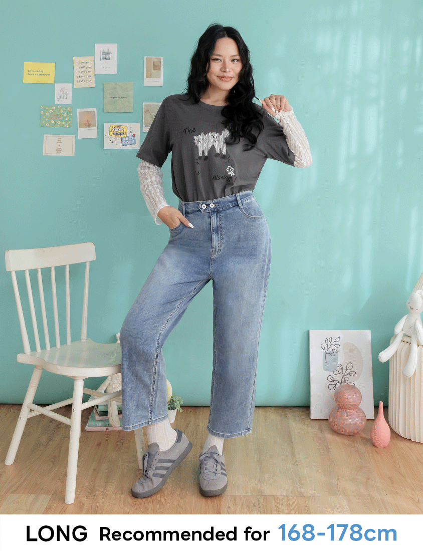 Zero Restriction Cloud Denim Plus Size Cropped Jeans (Long)