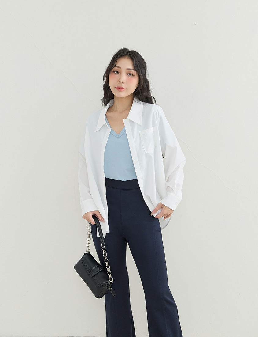 Hip-Lifting Stretch Plus Size Flared Pants