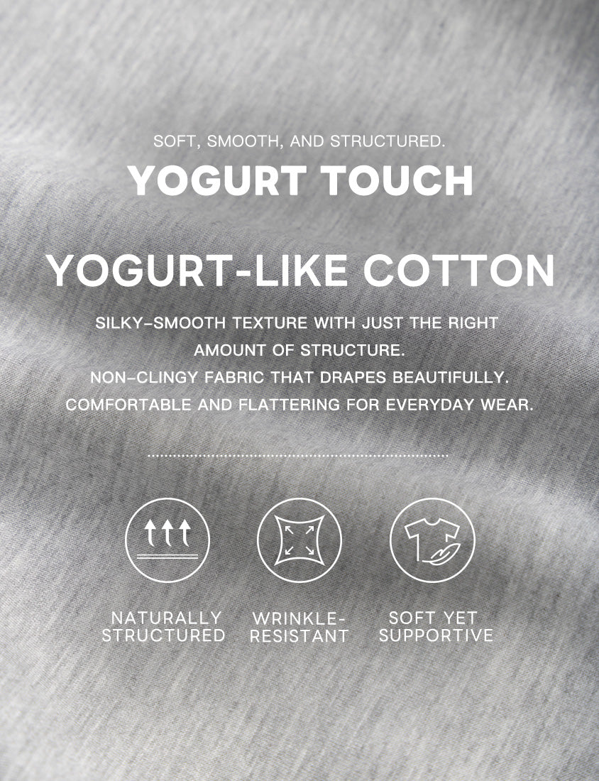 QQ Yogurt Touch Cotton Asymmetric Double-Button Plus Size Flare Pants