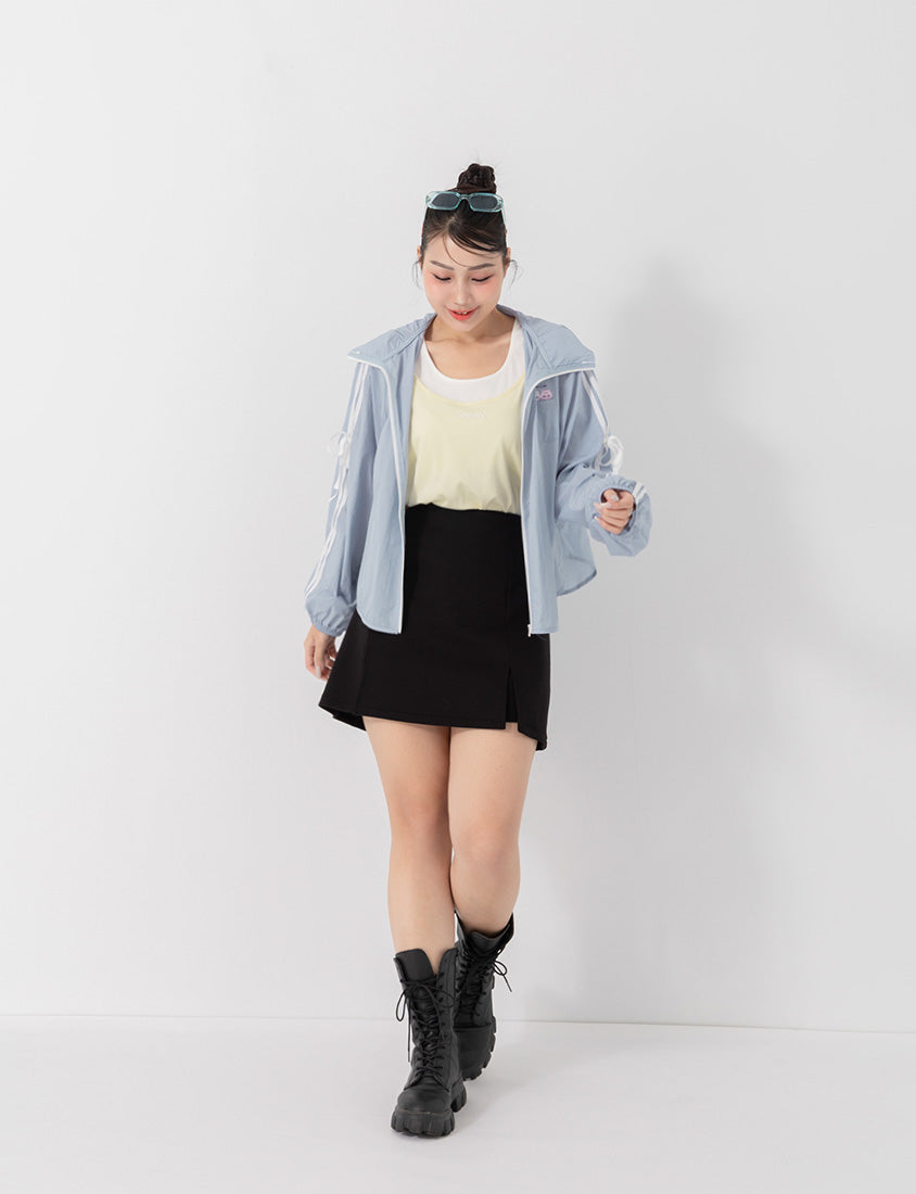 Cloud Cotton A-line Slit Plus Size Skort
