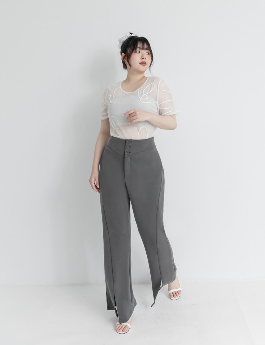 Instant Cool Cloud Cotton Plus Size Flare Pants (Long)