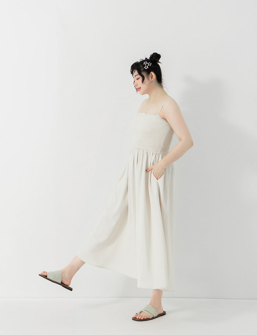 Versatile Adjustable Strap Plus Size Maxi Dress