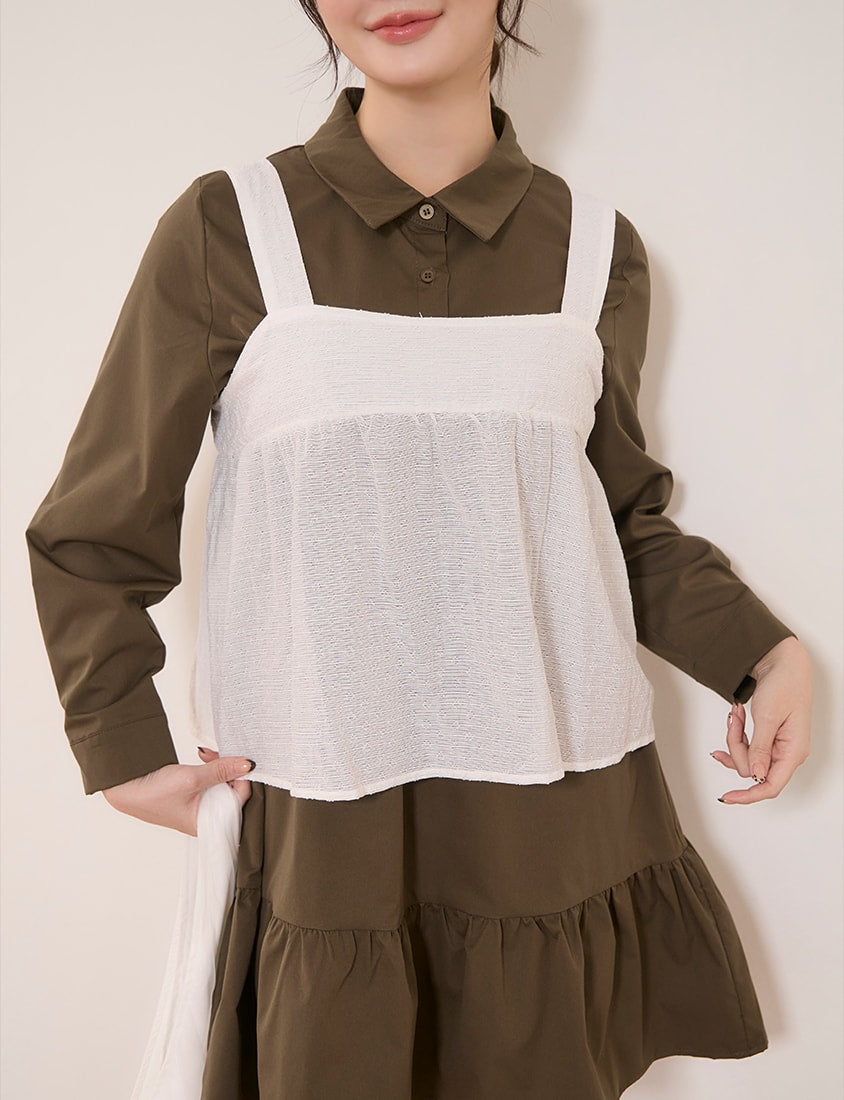 Two Way Convertible Sweet Ribbon Tie Layering Plus Size Camisole Vest