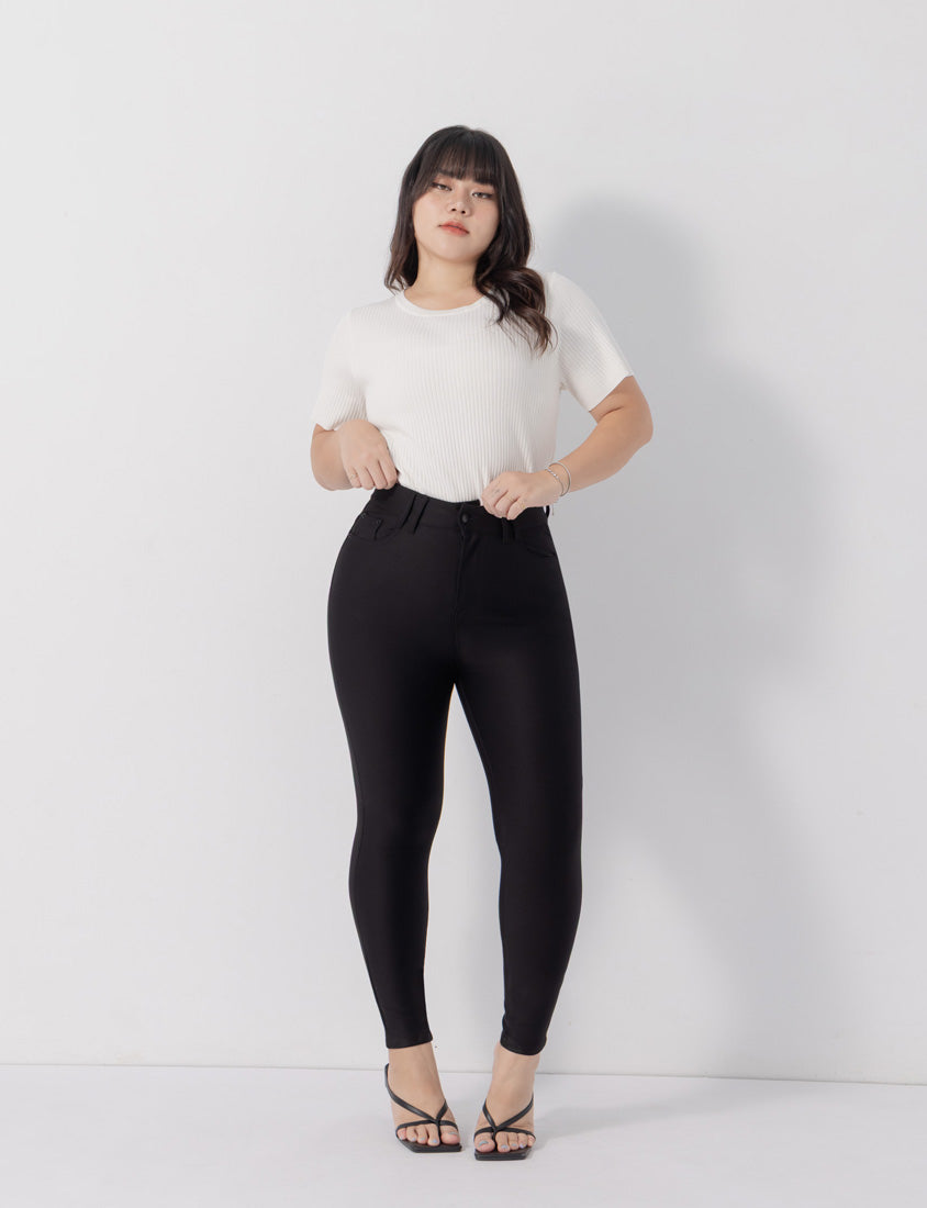 Perfect Proportion Anti-Pilling Plus Size Stretch Pants (Tall Length)