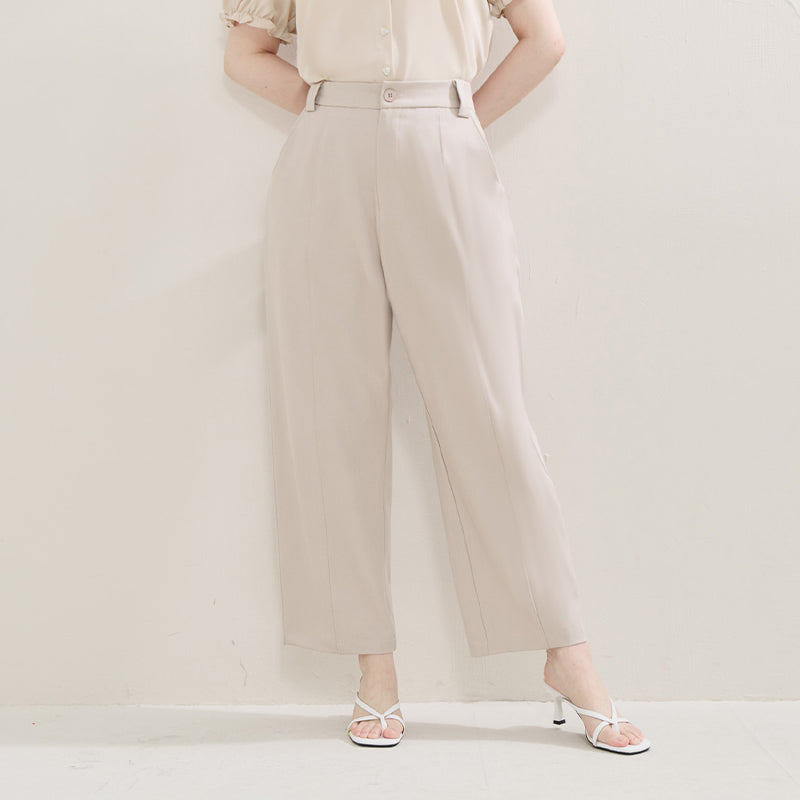 MISS. Clean Stitch Plus Size Tailored Trousers