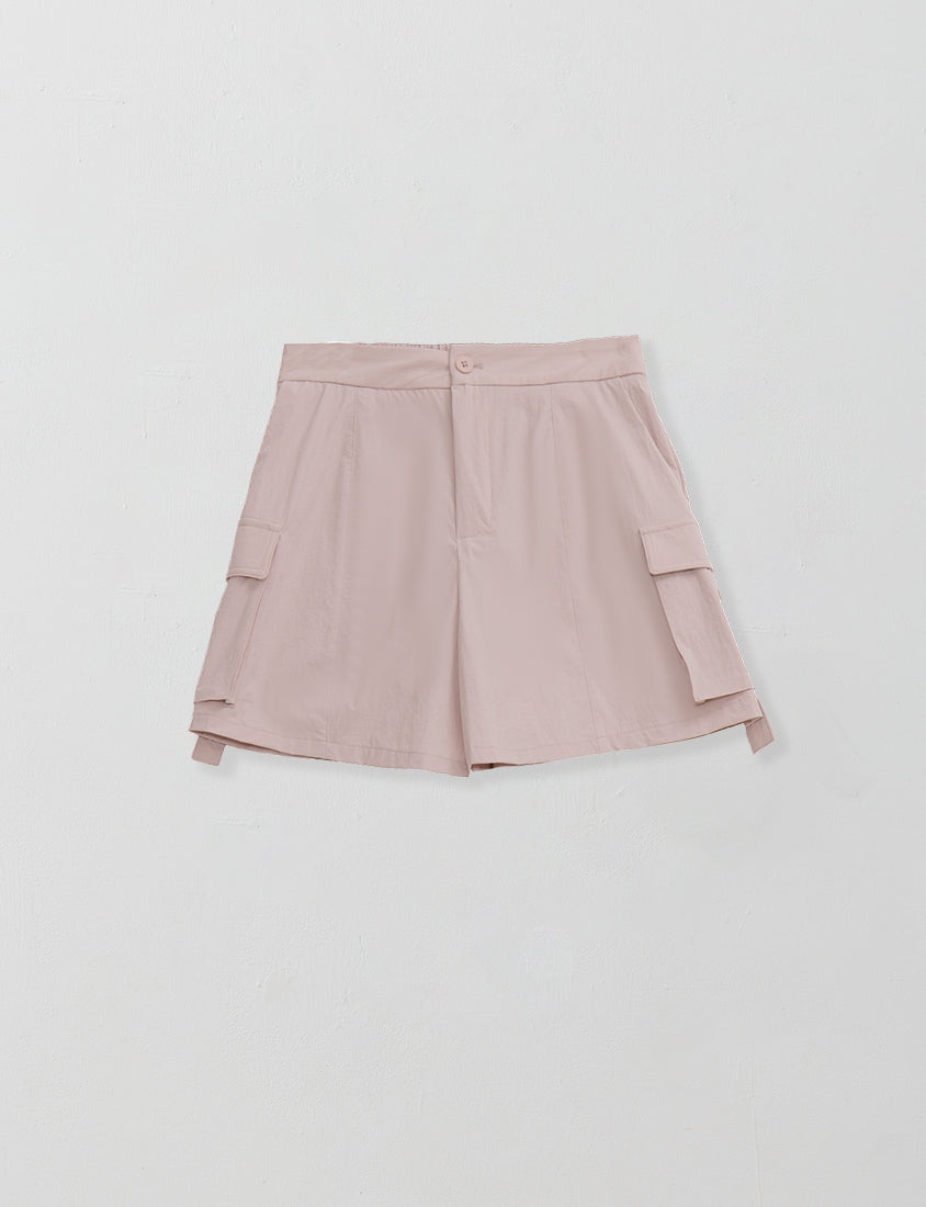Instant Cooling UV-Protection Stitch Plus Size Utility Shorts
